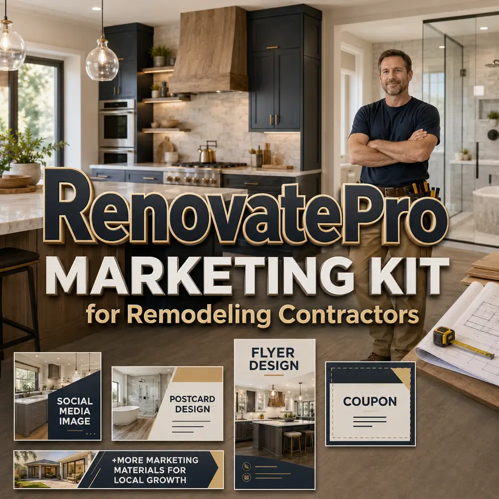 RenovatePro Marketing Kit for Remodeling Contractors